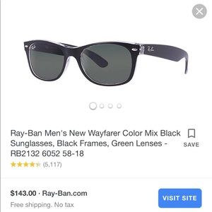 New wayfarer sunglasses